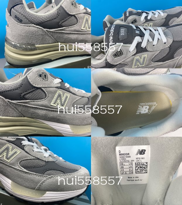 已購 正貨New Balance 992 經典鞋王 美產血統 M992GR 復古休閒鞋 NB老爹鞋 人氣鞋款 元祖灰鞋王