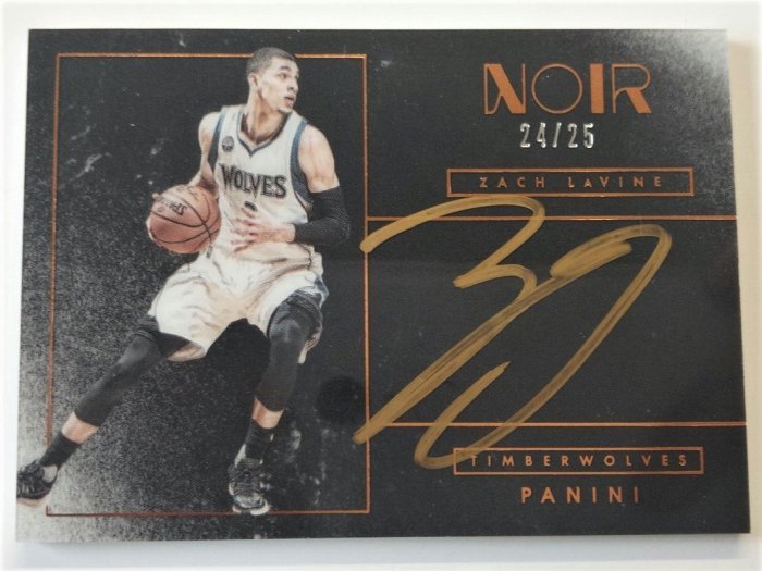 【☆ 職棒野球魂大賣場☆】15-16 Panini  Noir Zach LaVine