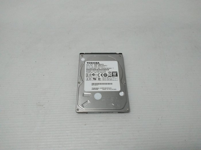 218 [大鋼牙二手3C]2.5”筆電硬碟  TOSHIBA 750G SATA / MQ01ABD075 (一元起標)