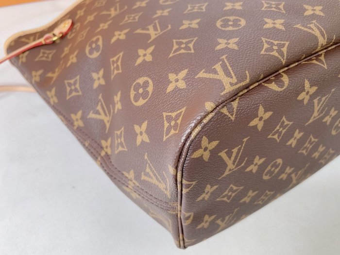 LV 全新NEVERFULL MM老花托特包