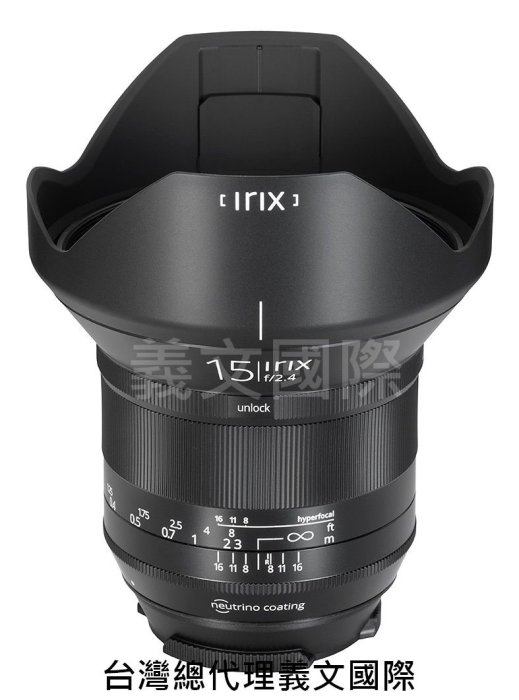 Irix鏡頭專賣店:15mm F2.4 Blackstone for Canon EF(保固3個月,5D3,6D,7D)