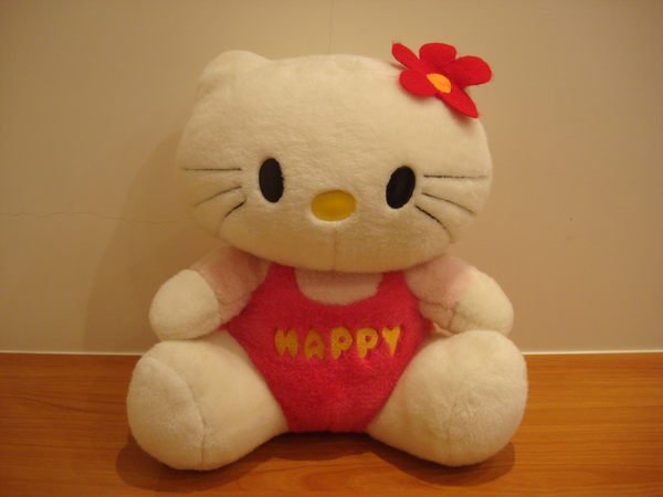 Hello kitty HAPPY凱蒂貓 絨毛娃娃