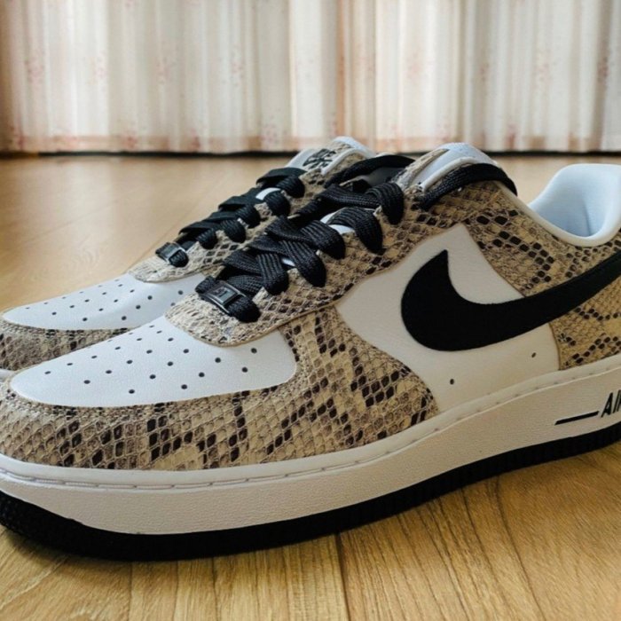 【正品】Nike Aair Force 1 Low CocoaSnakeReturingFebruary日本限定白蛇潮鞋