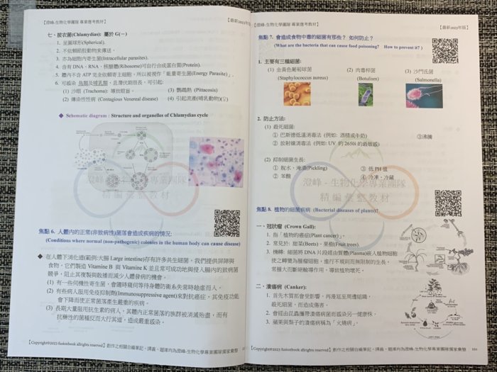 🔥【2023年最新整理-微生物免疫學全套(含全程自製彙整筆記+考古題詳解+補充資料】插大轉學考/研究所/高普考參考專用