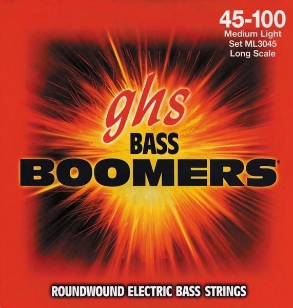 造韻樂器音響- JU-MUSIC - 全新美國 Ghs BASS BOOMERS 電貝斯 弦(45-100 Med Light ) 歡迎下標