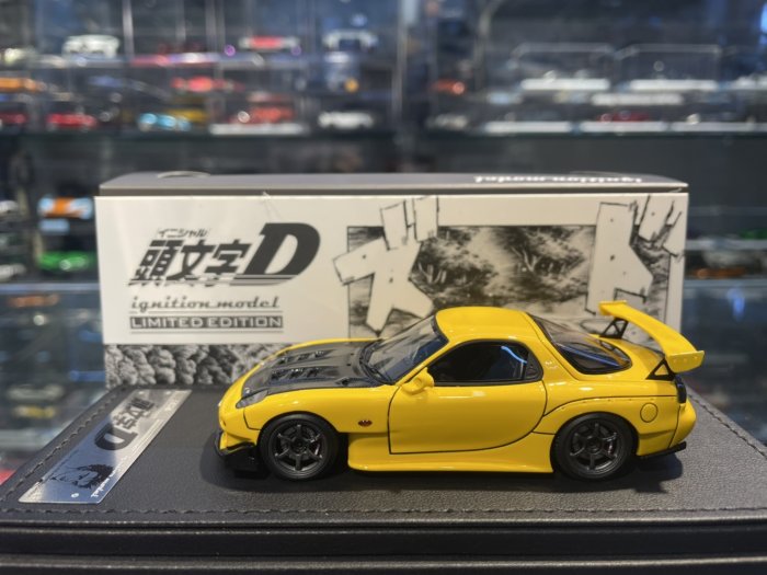 吉華@ 1/43 Ignition IG2876 INITIAL D Mazda RX-7 (FD3S) 附人像