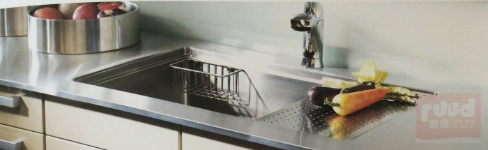 【路德廚衛】Lofn Rindr方型手工不鏽鋼水槽- KSSX-8500R 方形不銹鋼功能性水槽(平接、下崁適用)
