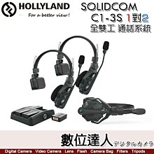 【數位達人】HOLLYLAND Solidcom C1-3S 3組 1對2 全雙工 一體式通話系統