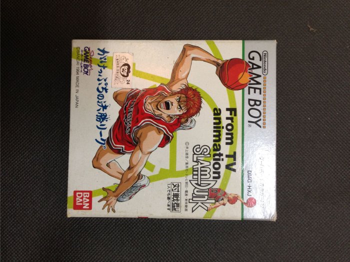 GAME BOY 灌籃高手 SLAM DUNK 快打旋風 街頭霸王 WONDER SWAN 絕版卡帶