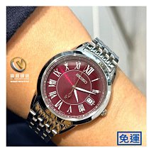 精工SEIKO LUKIA 太陽能款羅馬刻度+紅面盤☆SUT393J1_SK002☆實體店家◎保固三年