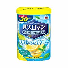 【JPGO】日本製 地球製藥 Bath Roman 涼爽一夏 碳酸入浴劑 泡澡.泡湯 600g~柑橘檸檬#416