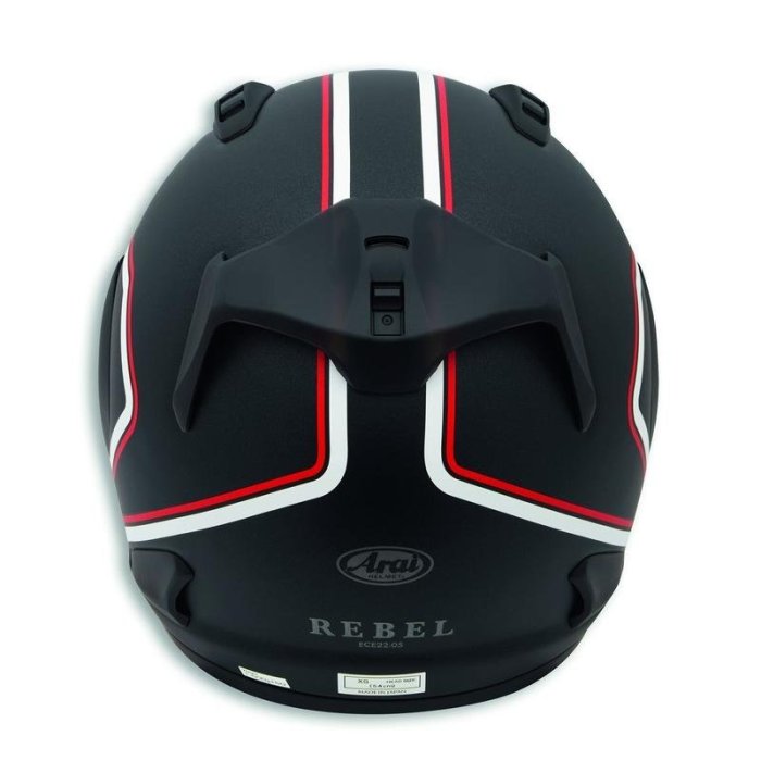 DNS部品 2018 DUCATI ARAI REDLINE 全罩彩繪安全帽 ARAI DEFIANT REBEL