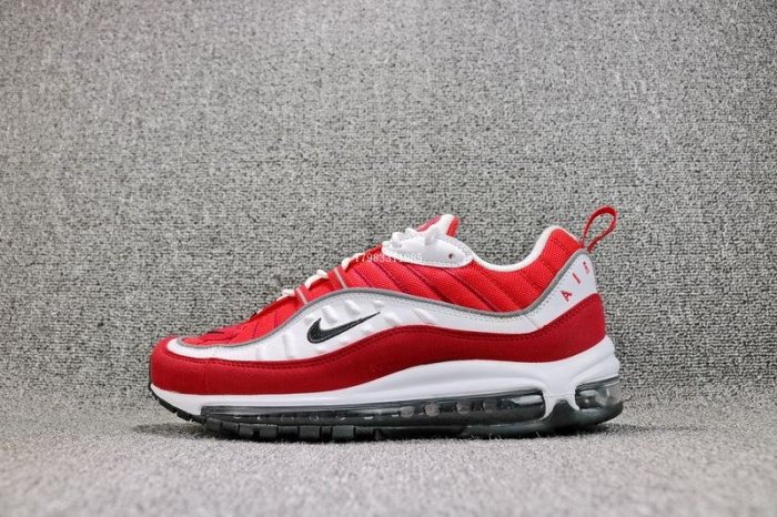 Nike Air Max 98 白紅 經典 氣墊 復古 休閒慢跑鞋 男鞋 AH6799-101