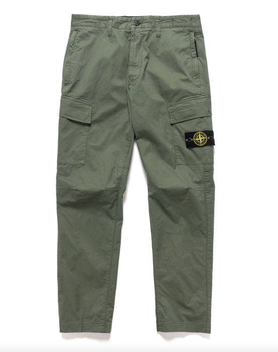 Stone island cargo pants 軍綠色 黑色 直筒長褲 石頭島 工作褲 工裝軍褲 全新正品