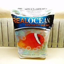 微笑的魚水族☆美國REAL OCEAN【第三代美國鹽/海水素 6.3kg*1包】海水鹽.海水缸