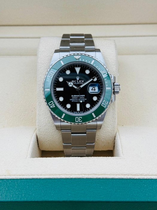 ROLEX 勞力士 Submariner 潛航者 126610LV 陶瓷框 綠水鬼 星巴克配色自動上鍊 41mm