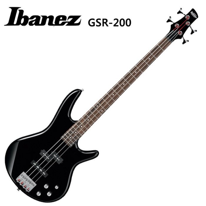 IBANEZ-GSR-200嚴選精裝硬袋套裝組-黑