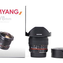 【高雄青蘋果3C】Samyang 8mm F3.5 Fisheye For Nikon AE II 二手鏡頭#78874