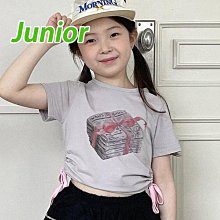 JS~JM ♥上衣(灰) URBAN RABBIT-2 24夏季 URB240409-127『韓爸有衣正韓國童裝』~預購
