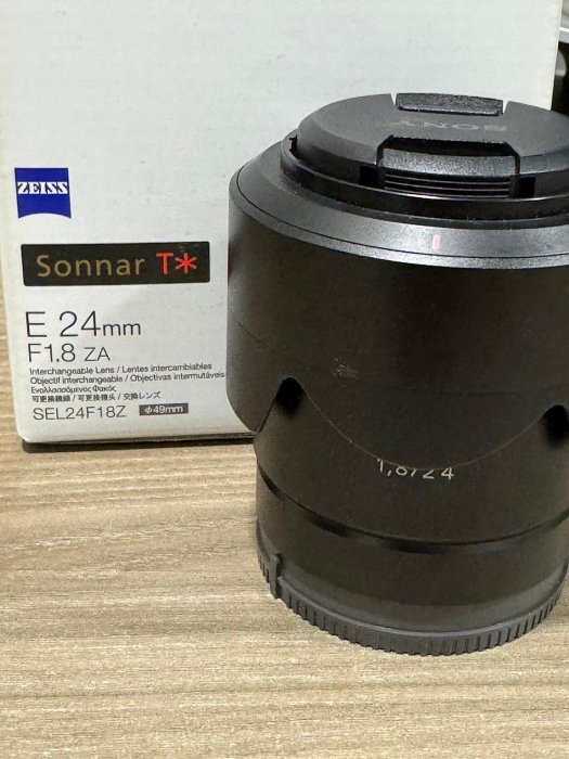 二手美品Sony E 24mm F1.8 ZA SEL24F18Z 公司貨盒裝完整| Yahoo奇摩拍賣