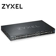 ZyXEL XGS4600-32 28埠GbE L3 網管型交換器(含4個10G SFP上行介面)【風和網通】