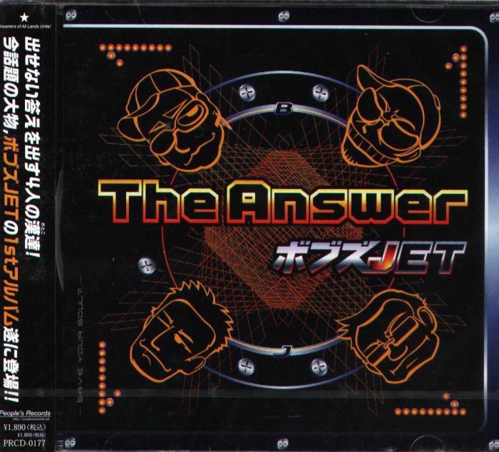 K - BOBS JET ボブズJET - THE ANSWER - 日版 - NEW