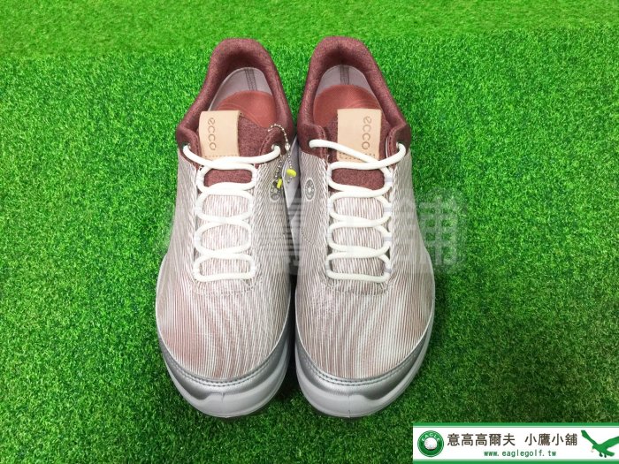 [小鷹小舖] ECCO GOLF BIOM HYBRID3 12550351404 高爾夫 女仕球鞋 軟釘 防水皮革