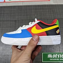 【南🔥】2022 6月 NIKE Uno x Nike Air Force 1 中童 女 黑紅藍 DO6635-100