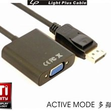 小白的生活工場*LPC#1505 新版DISPLAYPORT TO VGA (ATI Eyefinity對應-主動式)