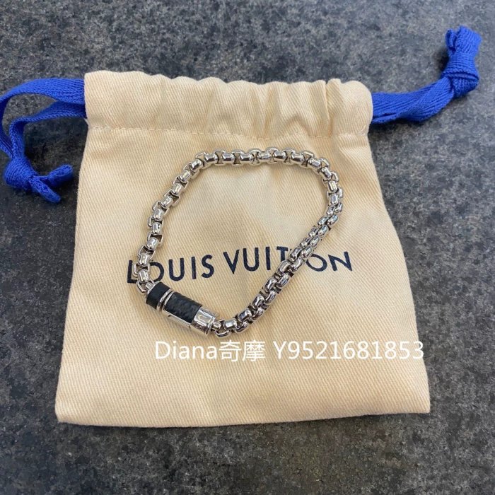 Shop Louis Vuitton Monogram Chain Bracelet (M63107, M62592) by La