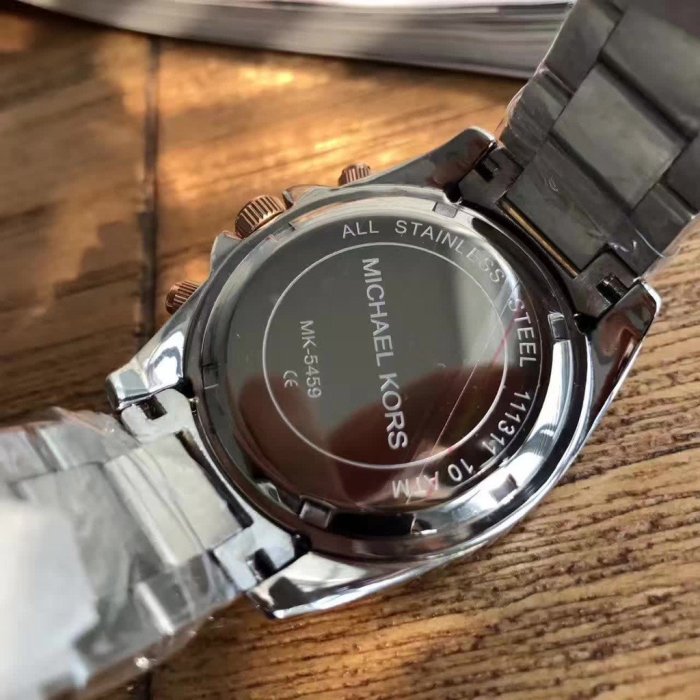 Michael Kors MK手錶手環三件套裝女士手錶時尚三眼復古鑲鑽女錶MK5459