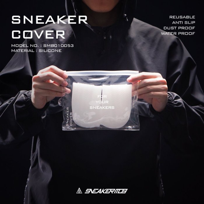 【高冠國際】SNEAKER MOB SNEAKER COVER 防水鞋套/ 雨鞋套 止滑 雨鞋  防水 彈性