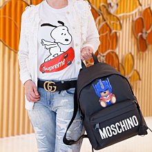 Moschino backpack 大型後背包 變形金剛熊 黑 現貨