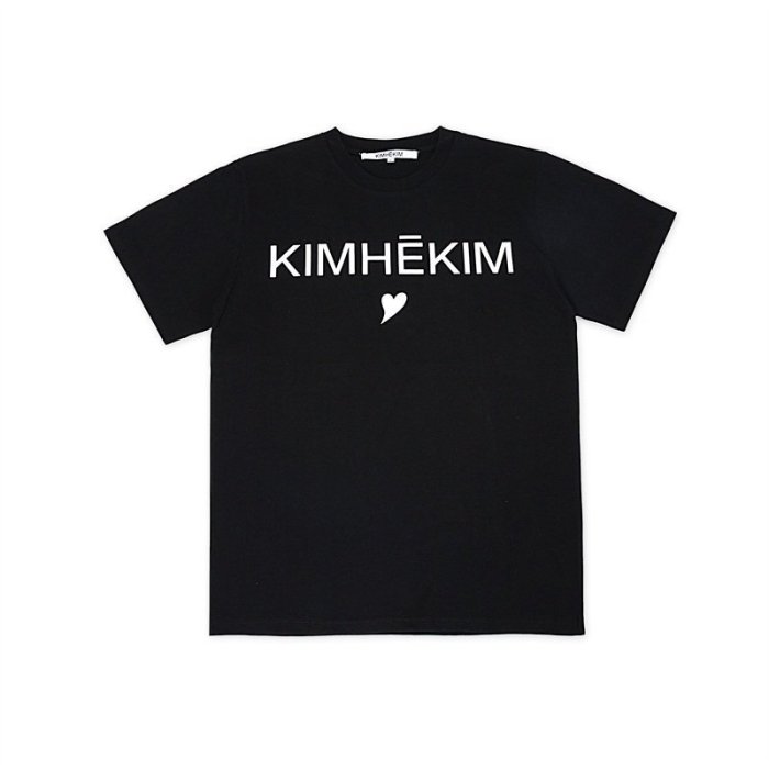 潮牌kin-21SS KIMHEKIM HEART T-SHIRT 愛心LOGO TEE 短T 男女-正貨