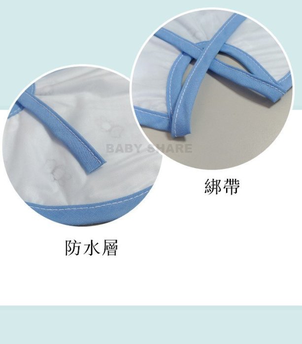 滿額免運【TW908】台灣製造 可愛圖案綁帶式防水圍兜兜 口水巾 新生兒