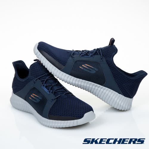 SKECHERS 新款上市 ELITE FLEX 男时尚運動鞋  52640 NVOR最後一雙11號