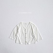 XS~XL ♥外套(IVORY) VIVID I-2 24夏季 VIV240429-092『韓爸有衣正韓國童裝』~預購