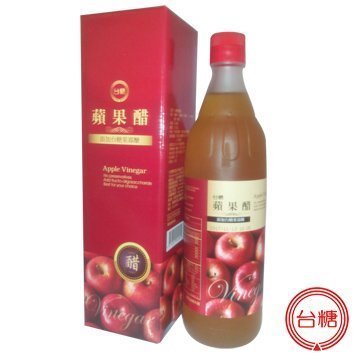 健康好醋~☆台糖 蘋果醋(600ml/瓶) x6瓶/箱 宅配免運☆~另有水果醋禮盒 養生醋