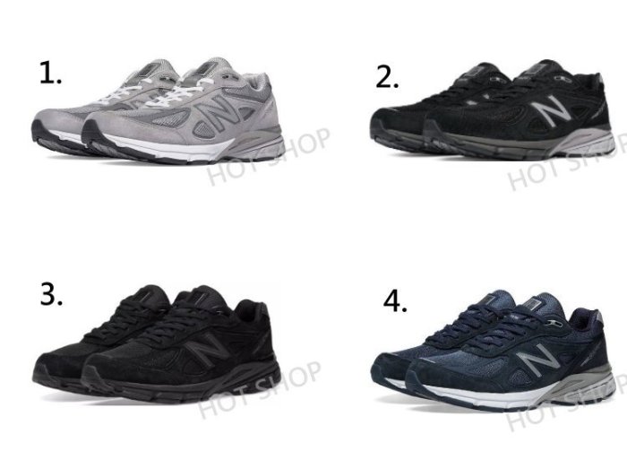 New Balance 990 in USA 慢跑鞋 美製 NB990 V4 V5 元祖灰 黑 藍 運動鞋 男鞋 女鞋