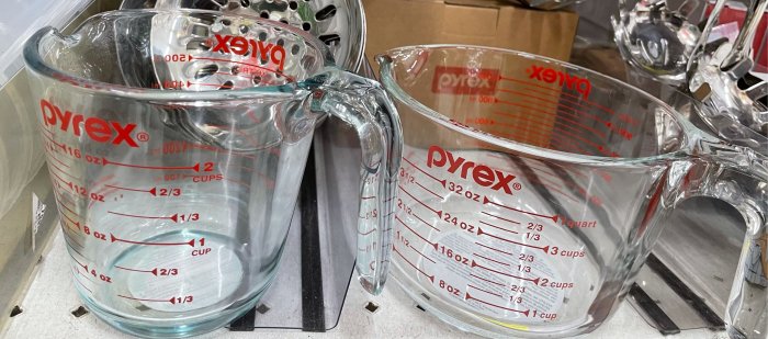 9/25前 美國 康寧 PYREX 強化玻璃量杯 1000ml 康寧單耳量杯