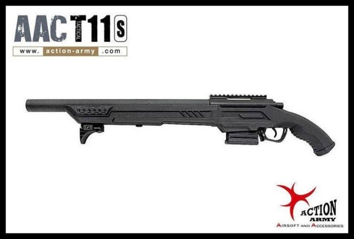 【原型軍品】全新 II ACTION ARMY AAC 短版 無托 狙擊槍 手拉空氣槍 T11&T11S