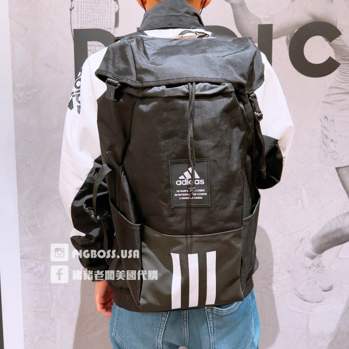 【豬豬老闆】ADIDAS 4ATHLTS CAMPER BACKPACK 黑 機能性 休閒 運動 後背包 HC7269