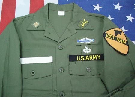 美陸軍越戰第一騎兵師少校軍官布章#630(一組7個).特價$390.軍品.裝備.徽章臂章.階級章