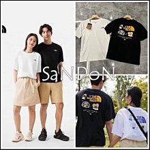 SaNDoN x『THE NORTH FACE』印花設計可愛復古風格短TEE 240506