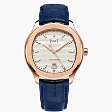 預購 伯爵錶 Piaget Polo系列 Piaget Polo Date腕錶 42mm G0A43010 鱷魚皮錶帶 18K玫瑰金 白色面盤 男錶 女錶