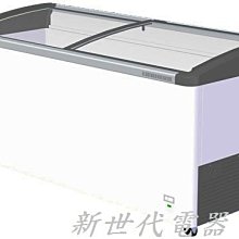 **新世代電器**德國利勃6尺3 弧型玻璃推拉冷凍櫃(EFI-5653) 附LED燈