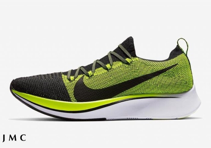 NIKE ZOOM FLY FK FLYKNIT 編織 黑綠 運動慢跑鞋 男鞋 BV6103-001