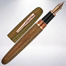 美國 Conklin All American 限量版莫三比克綠木鋼筆: 玫瑰金