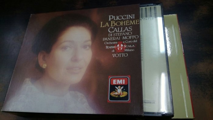 好音悅 Callas 卡拉絲 Votto Puccini 普契尼 La boheme 2CD EMI 西德版 無IFPI
