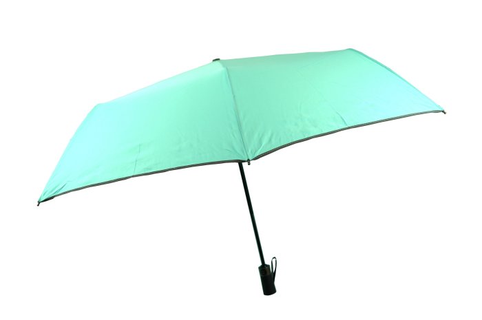 【傘亮亮雨傘】Rainbow-日本SWR-25吋機能防潑水自動開收摺疊傘(水綠)/ 雨傘陽傘自動傘防風傘抗UV傘